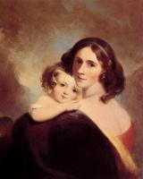 Sully, Thomas - Mrs Fitzgerald and her Daughter Matilda